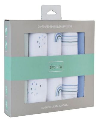 Ely's & Co. Ely's & Co. Unisex Middle Layer Reversible Burp Cloth Fleece 5 Pack - Baby