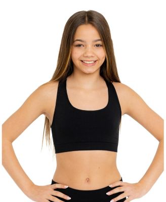 Girls' Racer Back Sports Bra, Bundle of Two  - Big Kid