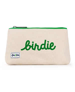 Ame & Lulu Brush It Off Cosmetic Case In Natural Green