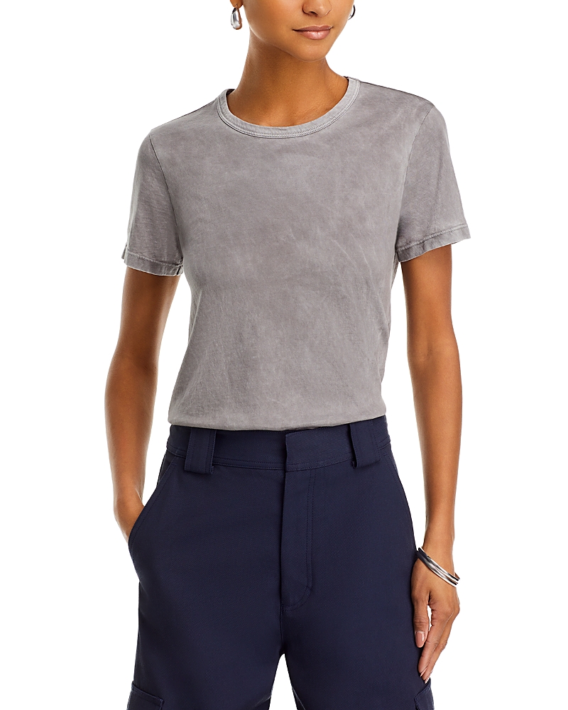 Cotton Citizen Distressed Crewneck Tee In Vintage Cement