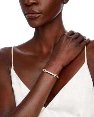 Diamond Bar Chain Bracelet in 14K Yellow Gold, 0.85 tcw