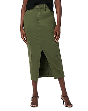 Shop Hudson Reconstructed Cargo Midi Skirt In Cypress
