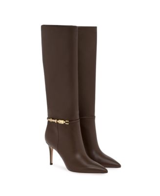 Gianvito Rossi - Women's Carrey 85 Pointed Toe High Heel Boots