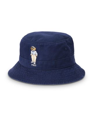 Polo Ralph Lauren - Cotton Twill Polo Bear Embroidered Bucket Hat