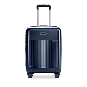Shop Briggs & Riley Global Carry On Expandable Spinner Suitcase In Navy