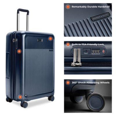 Sympatico Large Expandable Spinner Suitcase