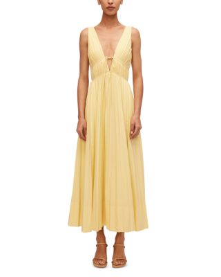 SIMKHAI - Stephanie Sleeveless Plunge Dress