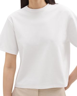 Boxy Tee in Cotton Jersey