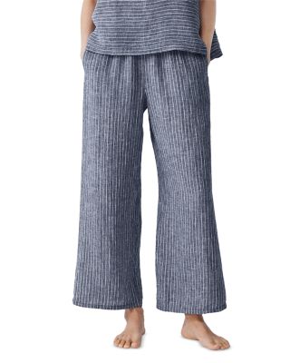 Eileen Fisher - Linen Wide Leg Ankle Pants