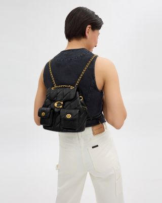 Tabby Quilted Leather Convertible Backpack
