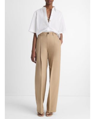 Cropped Poplin Shirt