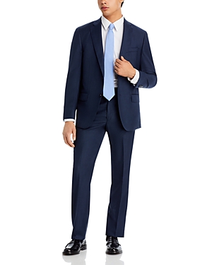 New York Navy Solid Classic Fit Suit