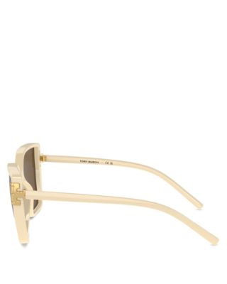 Flat Eleanor Square Sunglasses, 58mm