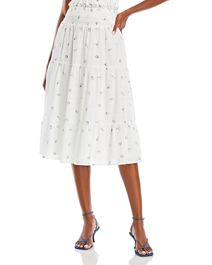 Shop Rails Edina Midi Skirt In Lilac Rose