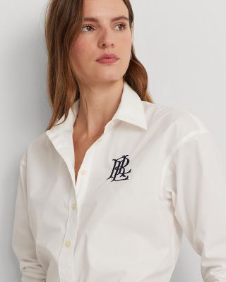 Cotton Stretch Button Up Shirt