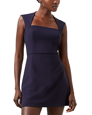 Shop French Connection Whisper Ruth Shift Dress In Navy