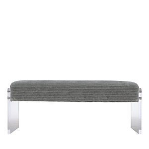 Bernhardt Frey Upholstered Bench In Gray