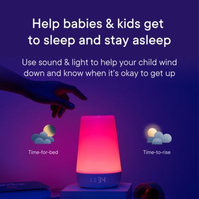 Rest+ Unisex Baby & Kids Sound Machine 2nd Gen Child s Night Light, Alarm Clock, Toddler Sleep Trainer, Time-to-Rise, White Noise, Bedtime Stories, Portable, Backup Battery (with Charging Base) - Baby, Little Kid, Big Kid