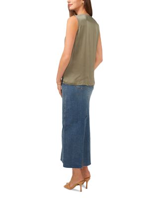 Sleeveless Ruffle Top