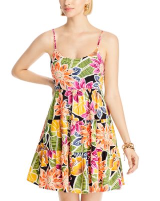 Aqua Tiered Swing Dress - Exclusive