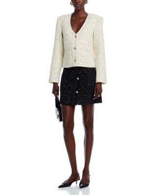 Anine Bing Anitta チェック ツイードジャケット Anine Bing Anitta Jacket | Bloomingdale's