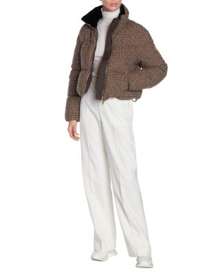 Seboune Wool Check Boucle Jacket