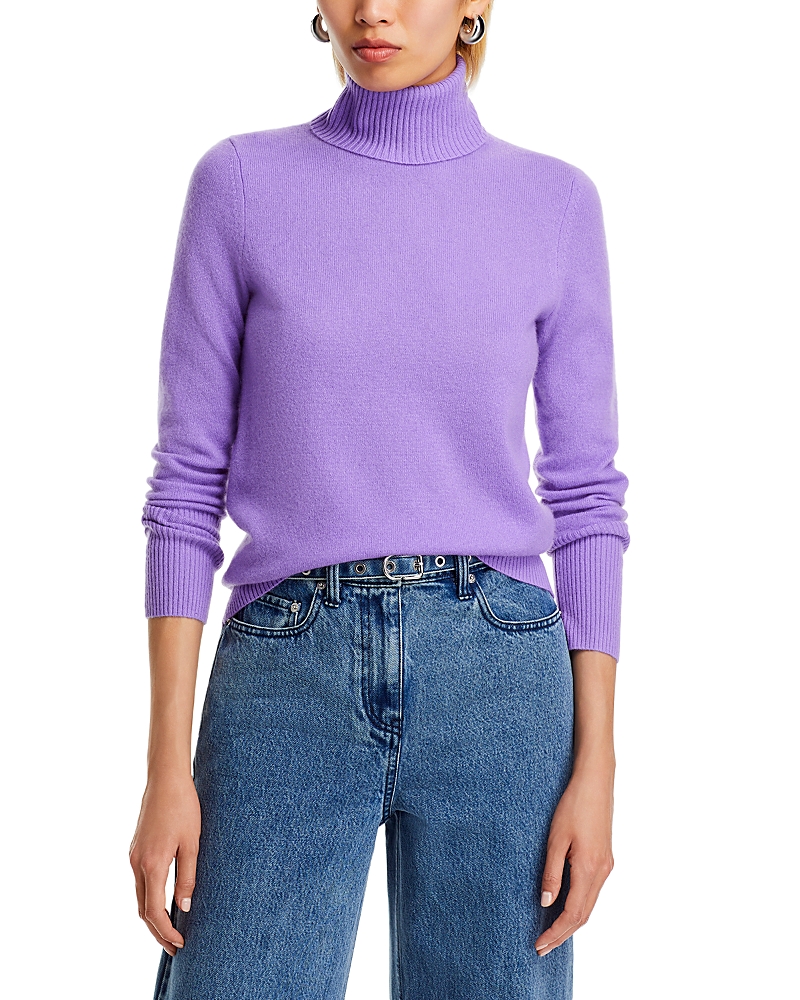 AQUA CASHMERE TURTLENECK CASHMERE SWEATER - EXCLUSIVE