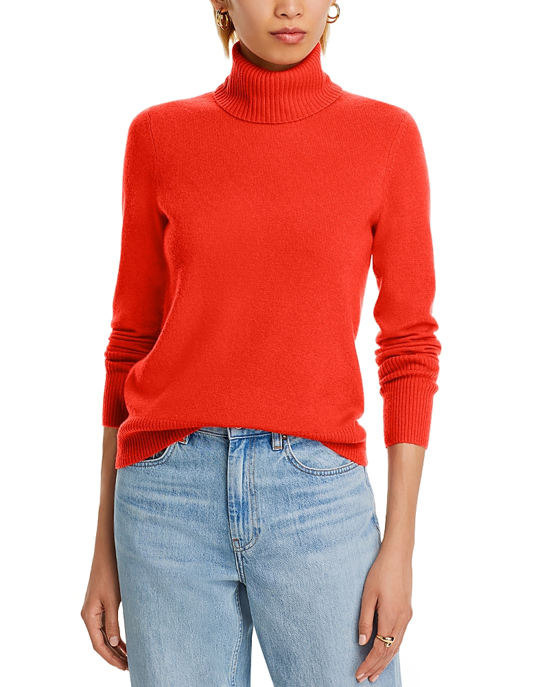 AQUA CASHMERE TURTLENECK CASHMERE SWEATER - EXCLUSIVE