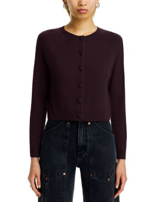 100% Cashmere Crewneck Cardigan - Exclusive