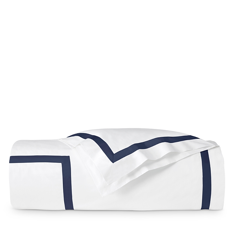 Sferra Estate Duvet Cover, King In White/navy