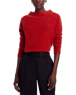 C by Bloomingdale's Cashmere - Mock Neck Brushed Cashmere Sweater - Exclusive