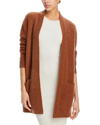 C by Bloomingdale's Cashmere - Open Front Brushed Cashmere Cardigan - Exclusive