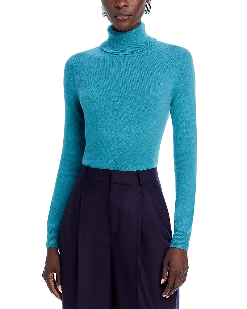 C By Bloomingdale's Cashmere Turtleneck Sweater - Exclusive In Seafoam