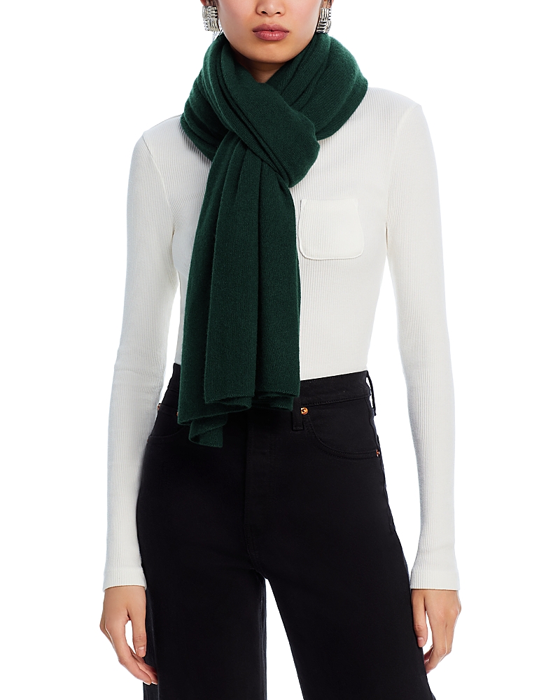 C By Bloomingdale's Cashmere Travel Wrap - Exclusive In Dark Green
