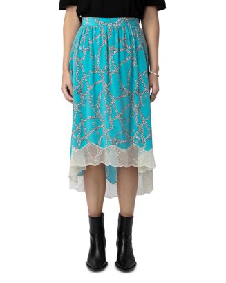 [Juun.J] lace shirring skirt /追跡付 BIJOU EMBROIDERY SHEER SKIRT(36 CHARCOALGREY): BOTTOMSjosemoon
