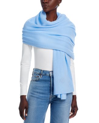 Bloomingdale's Women's Travel Wrap Blue Size Regular