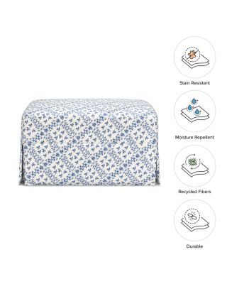 Crawford Water Repellent & Stain Resistant Gliding Ottoman