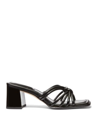 Michael Kors - Women's Astra Square Toe Strappy Block Heel Sandals