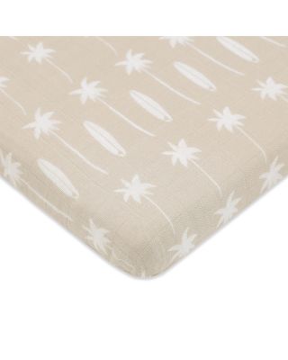All Stages Midi Crib Sheet in GOTS Certified Organic Muslin Cotton