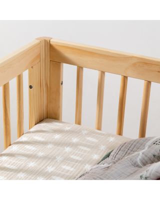 All Stages Midi Crib Sheet in GOTS Certified Organic Muslin Cotton