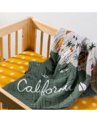 All Stages Midi Crib Sheet in GOTS Certified Organic Muslin Cotton