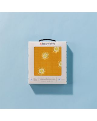 All Stages Bassinet Sheet in GOTS Certified Organic Muslin Cotton