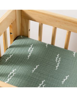 All Stages Bassinet Sheet in GOTS Certified Organic Muslin Cotton