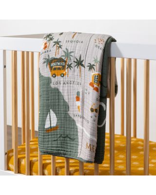 Quilt in 3 Layer GOTS Certified Organic Muslin Cotton