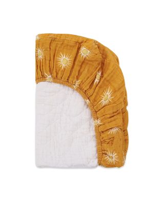 Quilted Changing Pad Cover in GOTS Certified Organic Muslin Cotton