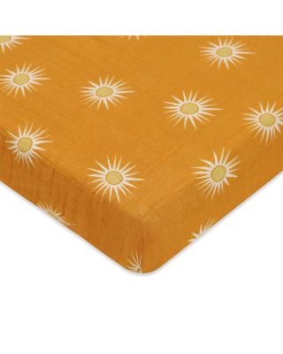 Mini Crib Sheet in GOTS Certified Organic Muslin Cotton