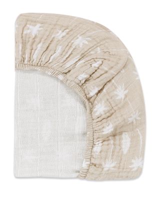 Mini Crib Sheet in GOTS Certified Organic Muslin Cotton