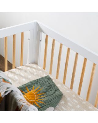 Mini Crib Sheet in GOTS Certified Organic Muslin Cotton