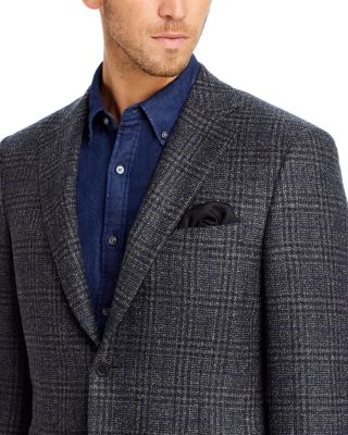 Siena Boucle Plaid Regular Fit Sport Coat