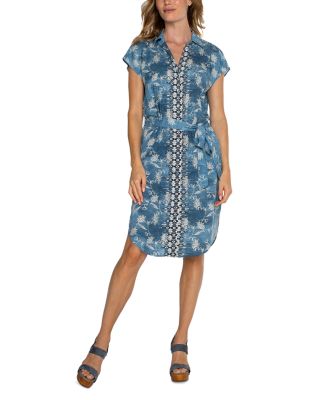Liverpool Los Angeles - Belted Shirt Dress